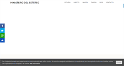 Desktop Screenshot of ministeriodelestereo.com